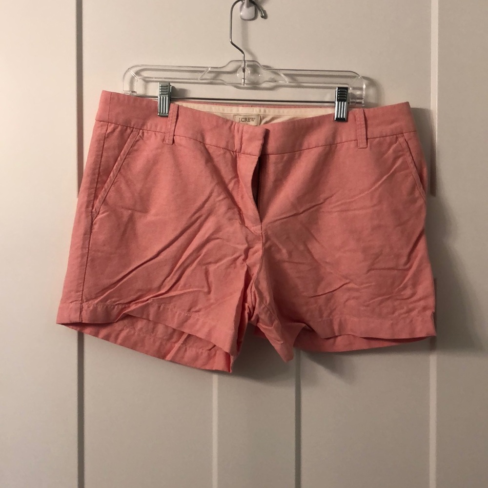 Red Pink J. Crew Shorts, like new
